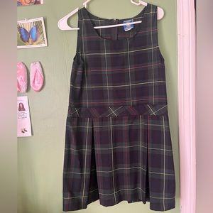 School girl plaid jumper/dress